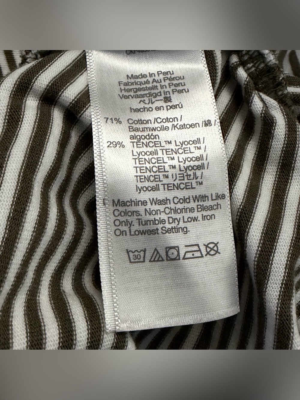 Madewell Side-Cinch Stripe Muscle Tee - Picture 3 of 6